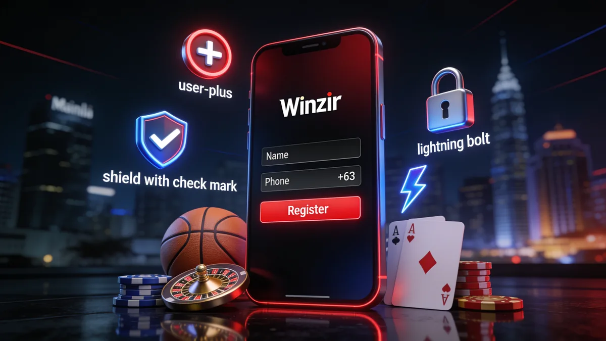 winzir in the Philippines — How to Register and Use a Winzir Promo Code